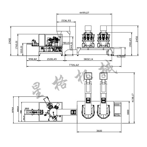 全自动多种物料包装生产线(图1)