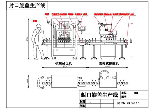 广口瓶铝箔封口机设计图(图1)