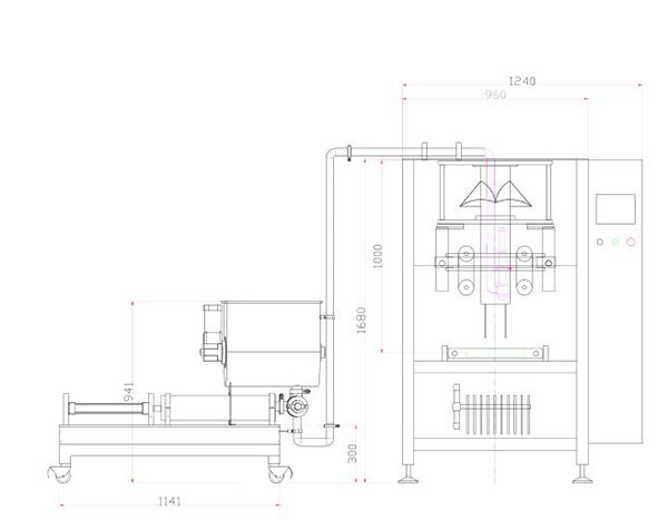 牛肉酱料包装机设计方案(图1)