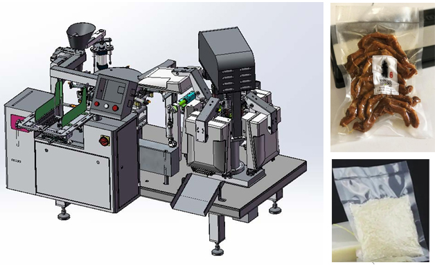 简洁专业：六工位伺服控制+GMP 认证！这款预制袋真空包装机 25 袋 / 分高效出料(图1)